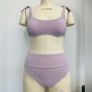 Lilac Scrunch Bikini Set